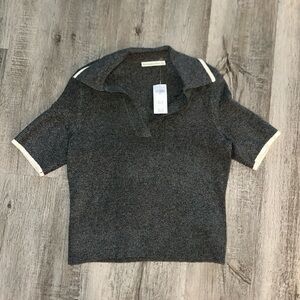 NWT Abercrombie & Fitch Short-Sleeve Sweater